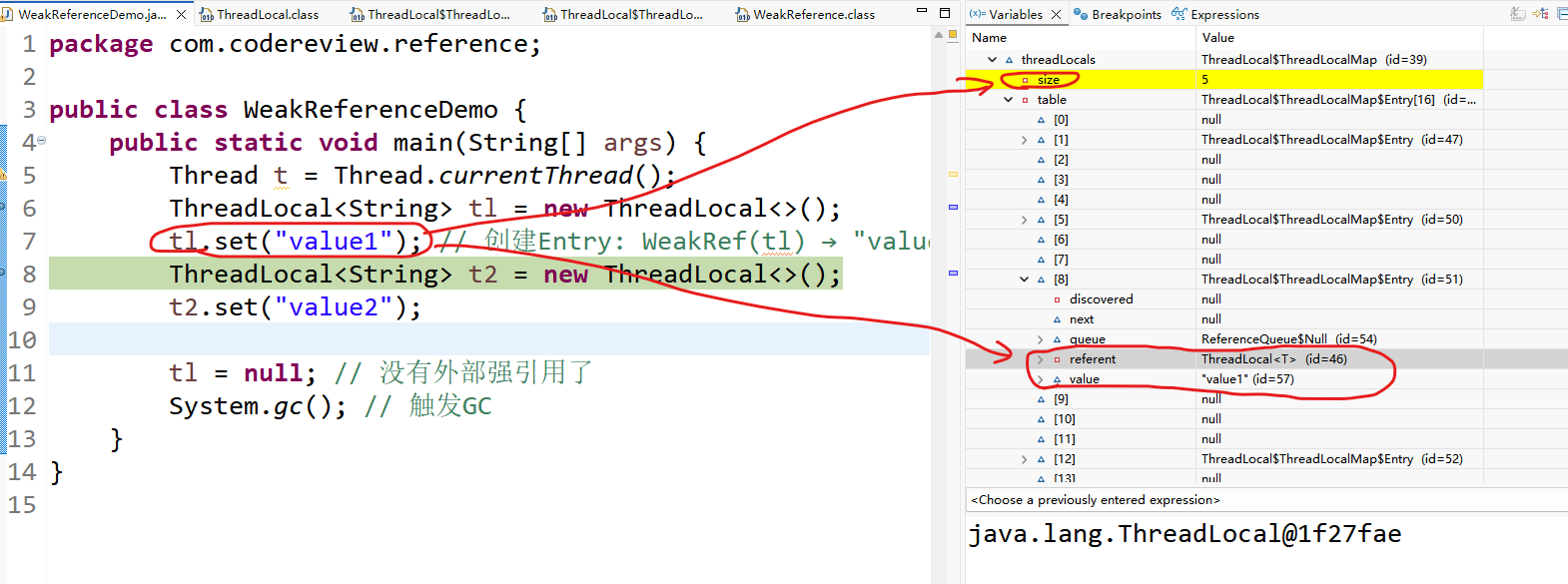 同一个线程共用threadLocal